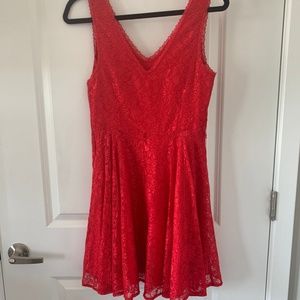 Red Lace Dress